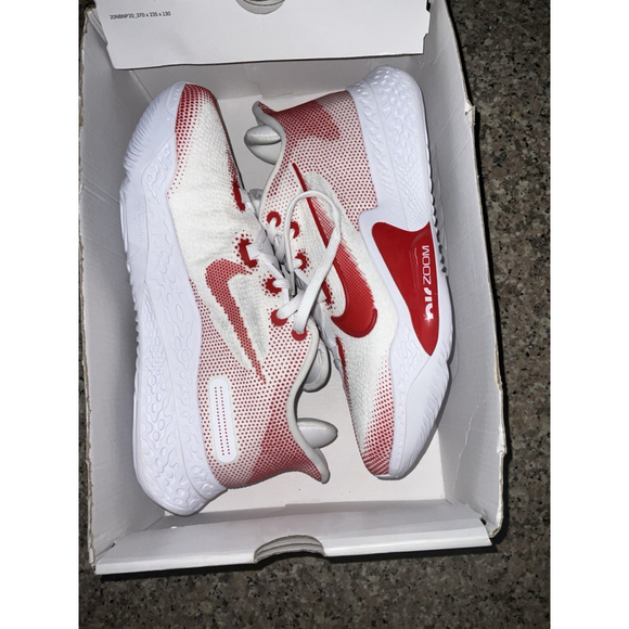 SZ 11.5 Nike Air Zoom BB NXT TB CK5879 114 White/Red Basketball Shoes main image 9
